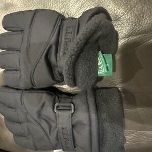 L.L. Bean Men's Black Insulated Gloves